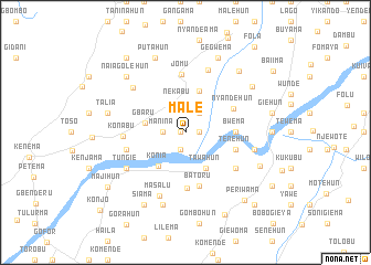 map of Male