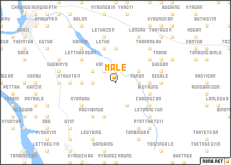 map of Male