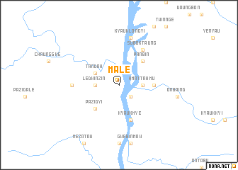 map of Male