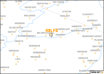 map of Malfa