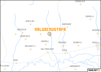 map of Malgaçmustafa