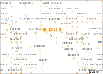 map of Malgalla