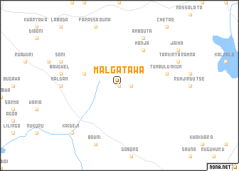 map of Malga Tawa