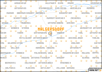 map of Malgersdorf