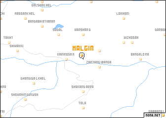 map of Mālgīn