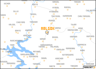 map of Malgok