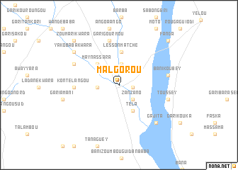 map of Malgorou