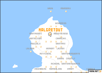 map of Malgrétout