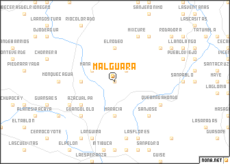 map of Malguara