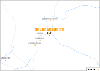 map of Malhada Bonita