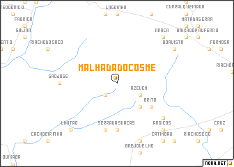 map of Malhada do Cosme