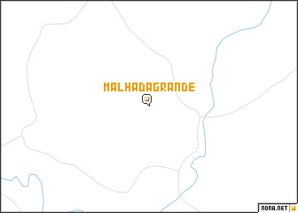 map of Malhada Grande