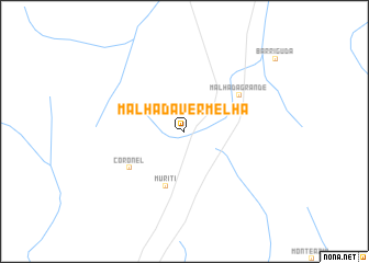 map of Malhada Vermelha