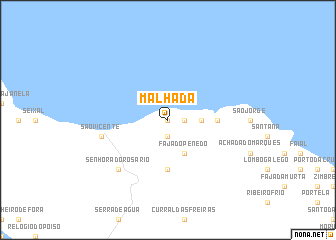 map of Malhada