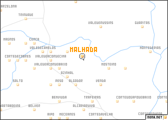 map of Malhada