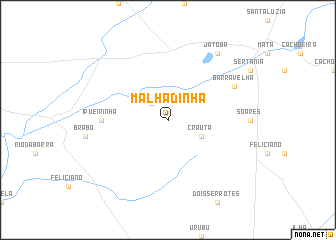 map of Malhadinha