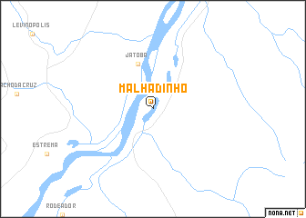 map of Malhadinho