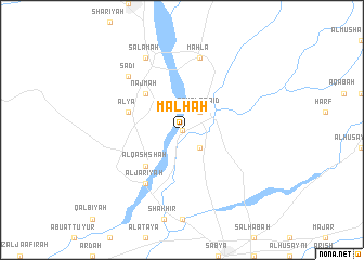 map of Malḩah