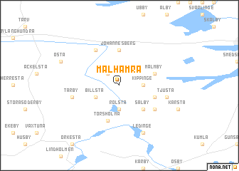 map of Mälhamra