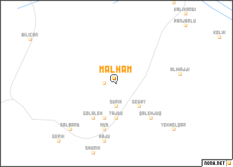 map of Malḩam