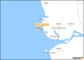 map of Malhana