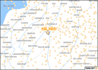 map of Malhāni