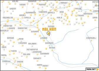 map of Malhān