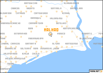 map of Malhão