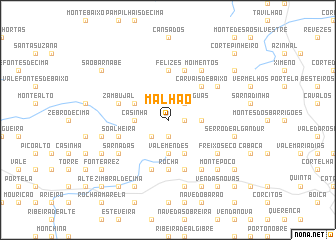 map of Malhão