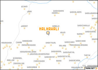 map of Malhawāli