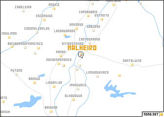 map of Malheiro