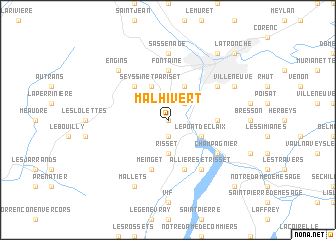 map of Malhivert