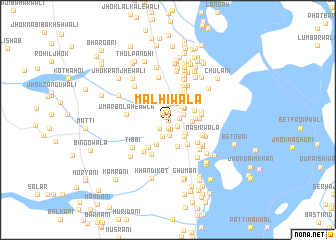 map of Malhīwāla