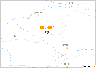 map of Mālhiwri