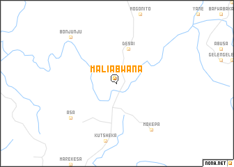 map of Maliabwana