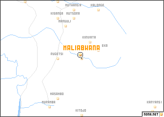 map of Malia-Bwana