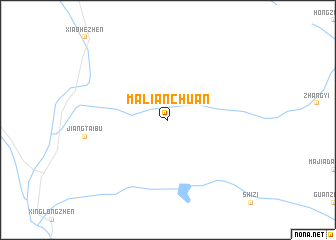 map of Malianchuan