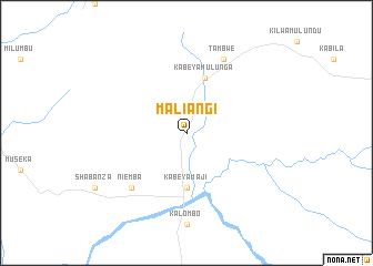 map of Maliangi