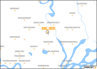map of Māliāni