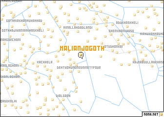 map of Māliān jo Goth