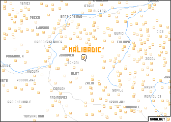 map of Mali Badić