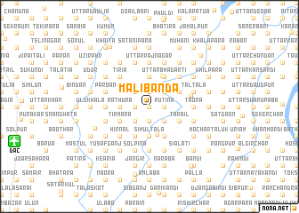 map of Malibanda