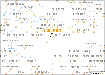 map of Mali Ban