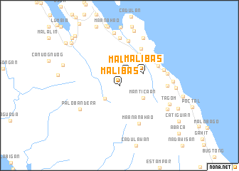 map of Malibas