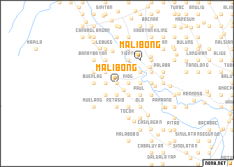 map of Malibong