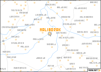 map of Mali Borak