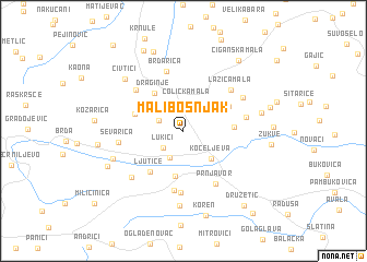 map of Mali Bošnjak