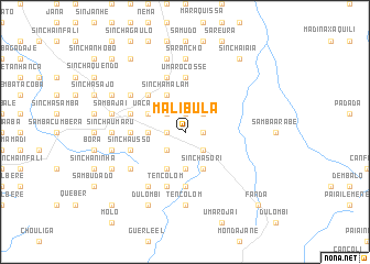 map of Mali Bula