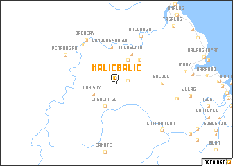 map of Malicbalic