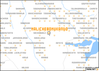 map of Malichebo Mukando